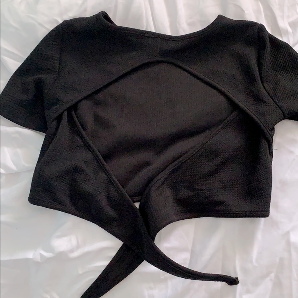 Tie Back Crop Top